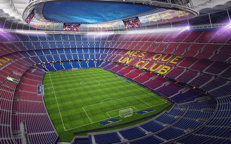 football stadium tours to Camp Nou