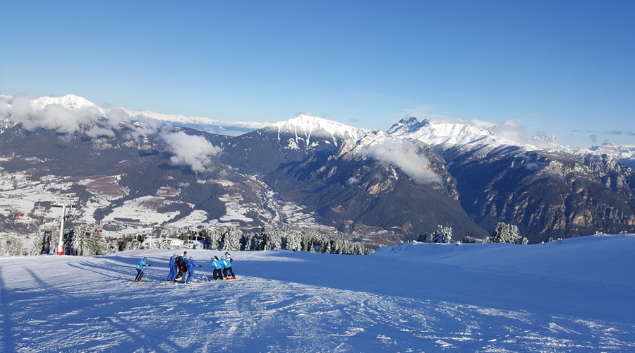 Skiing in Val di Fiemme