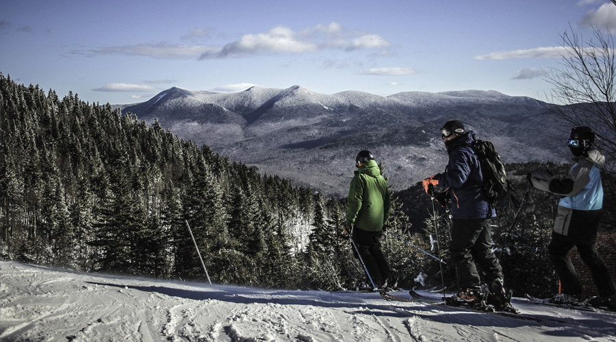 Skiing in Waterville Valley Resort, New Hampshire