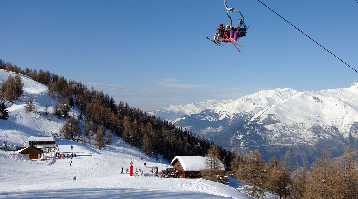 Skiing in Les Karellis