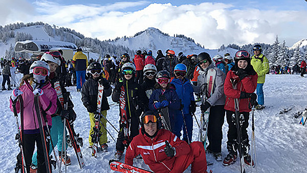 school ski trip in Wagrain