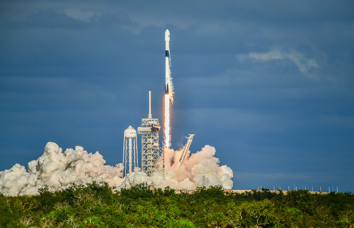 A launch at the Kennedy Space Centre