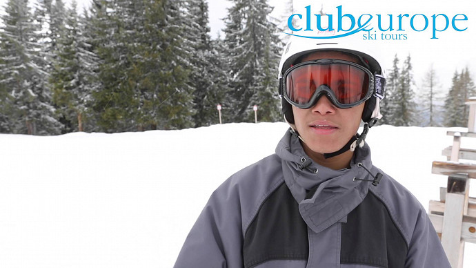 Slalom skiing with Club Europe