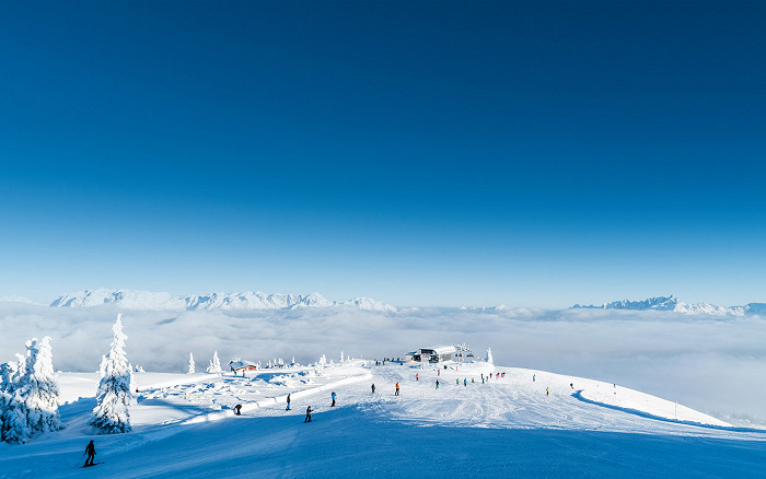 Skiing in Salzburger Sportwelt