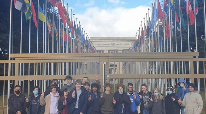 'The trip to the UN was so motivating that it has made me reconsider my university courses'