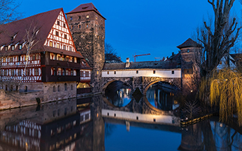 The historic city of Nuremberg