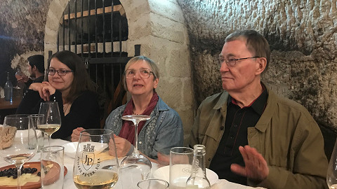 choir tour fam trip to Eger visit wine cellars