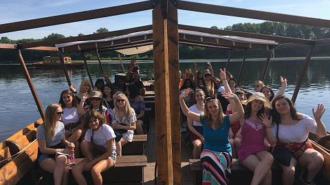 Loire river excursion for school music tour group in 2019