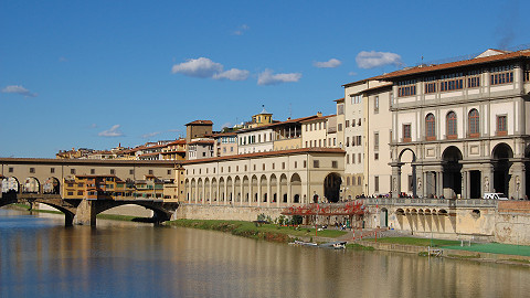 The Lungami ponte vecchio, one of the vistas awaiting our school music tour groups