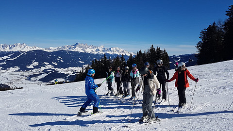 school ski trip reps in Austria