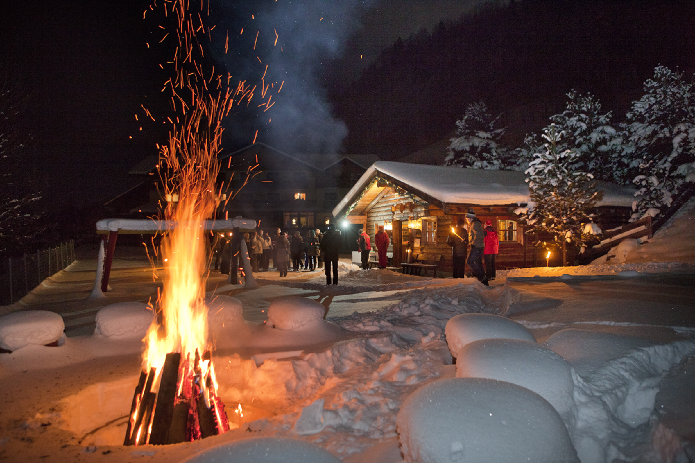 Campfire at the Weitenmoos