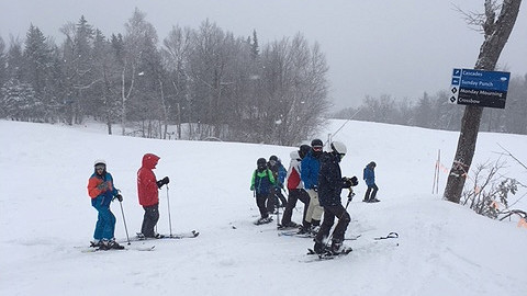 #Sunday River, #Easterskiing, #springsnow, #Eastersnow, #schoolskitrips