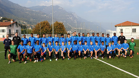 Buckswood school junior football academy on their sports tour to Atalanta