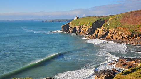 Check out the beach on a UK educational tour to Cornwall