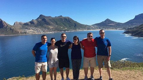 school leaders on a school travel tour in South Africa